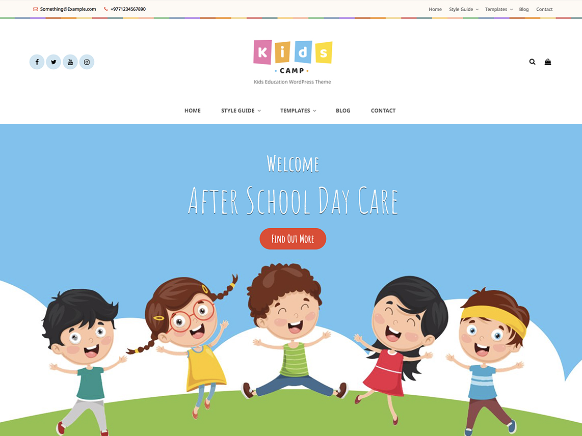 Kids Camp pro -Best Premium Education WordPress Themes and Templates 2020